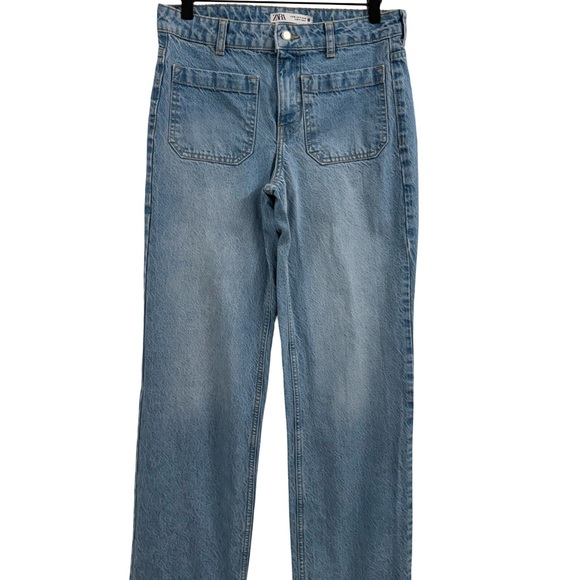 Zara Denim - Zara Blue Straight Leg Jeans